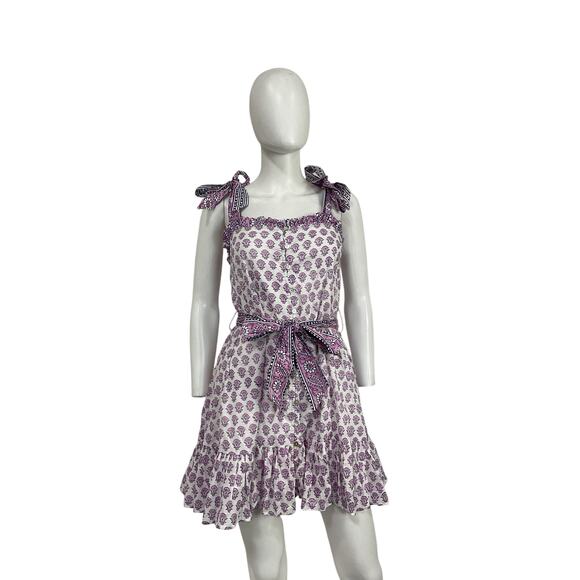 Cleobella 'Tillie' Pink Cotton Mini Dress Size XS - Picture 2 of 5